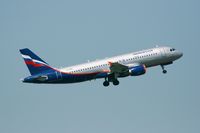 VP-BZO @ LFPG - Airbus A320-314, Take-off Rwy 08L, Roissy Charles De Gaulle Airport (LFPG-CDG) - by Yves-Q