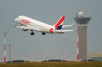 F-HBXK @ LFPG - Embraer ERJ-170-100LR, Take-off Rwy 26R, Roissy Charles De Gaulle Airport (LFPG-CDG) - by Yves-Q