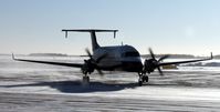 N122UX @ KTVF - Beech 1900D of Great Lakes Airlines arriving at Thief River Falls, MN from MSP. - by Kreg Anderson