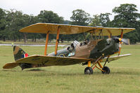G-AZGZ @ X1WP - De Havilland DH-82A Tiger Moth II at The De Havilland Moth Club's 28th International Moth Rally at Woburn Abbey. August 2013. - by Malcolm Clarke