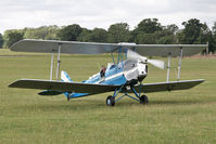 G-AJHS @ X1WP - De Havilland DH-82A Tiger Moth II  at The De Havilland Moth Club's 28th International Moth Rally at Woburn Abbey. August 2013. - by Malcolm Clarke