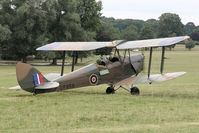 G-BLUZ @ X1WP - De Havilland DH-82B Queen Bee at The De Havilland Moth Club's 28th International Moth Rally at Woburn Abbey. August 2013. - by Malcolm Clarke