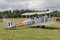 G-ANMY @ X1WP - De Havilland DH-82A Tiger Moth II at The De Havilland Moth Club's 28th International Moth Rally at Woburn Abbey. August 2013. - by Malcolm Clarke