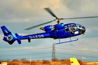 G-LEDR @ EGBR - Gazelle in frisky mode!!