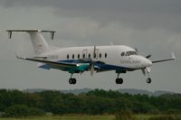 F-HBCB @ LFRB - Raytheon 1900D, On final Rwy 25L, Brest-Bretagne Airport (LFRB-BES) - by Yves-Q