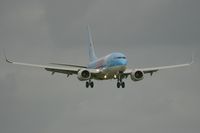 OO-JAR @ LFRB - Boeing 737-7K5, Short Approach Rwy 25L, Brest-Bretagne Airport (LFRB-BES) - by Yves-Q