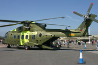M-509 @ EGVA - RIAT 2006; on static display. Esk 722/R Danish AF. Later to the RAF as Merlin HC3A ZJ998. - by Howard J Curtis