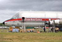 RP-C8023 @ EGHH - Engine installation progressing - by John Coates