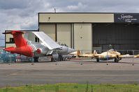 XX897 @ EGHH - On display at Citation Centre with WR410 - by John Coates