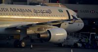 HZ-AS21 @ OERK - A320 Saudi With the Sun Set - by Odai Ayyad