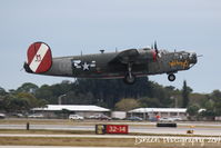 N224J @ KSRQ - B-24 Liberator Witchcraft departs Sarasota-Bradenton International Airport enroute to Punta Gorda Airport - by Donten Photography