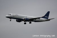 N279JB @ KSRQ - JetBlue Flight 741 (N279JB) Indigo Blue arrives at Sarasota-Bradenton International Airport following a flight from Boston-Logan International Airport - by Donten Photography