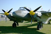 F-PMOZ @ LFFQ - Mosquito 0.75 (3/4 scale), La Ferté-Alais Airfield (LFFQ) Air Show 2012 - by Yves-Q
