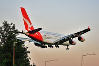 VH-OQD @ EGLL - Over the A30 to touchdown - by John Coates