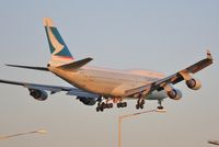 B-HKV @ EGLL - Across the A30 for dawn touchdown - by John Coates