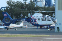 N244AM @ KSPG - This 2007 Eurocopter prepares to land at the Albert Whitted Airport in St Petersburg, Florida - by Ron Coates