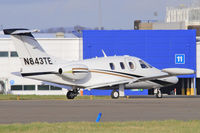 N843TE @ EGFF - Eclipse 500, taxxing out at EGFF, en-route to Blackbushe.
