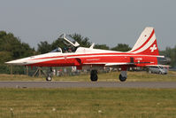 J-3081 @ EGVA - RIAT 2006. 'Patrouille Suisse'. - by Howard J Curtis