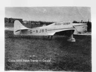G-AJRT - This 1959 picture shows that G-AJRT had been converted to the Coupe version by 1959.  If memory serves me this would be at Baginton but I'm not sure. - by BobH