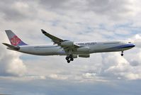 B-18802 @ EGLL - Evening finals to 27R - by John Coates