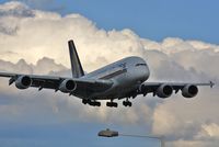 9V-SKB @ EGLL - On approach to 27R - by John Coates