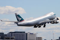 B-LIB @ YSSY - AWAY HOME TO HKG - by Bill Mallinson