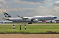 B-HXA @ EGLL - Touchdown 27R - by John Coates