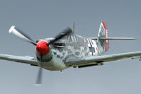 G-AWHE @ EGSU - Merlin-engined Bf-109