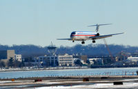 N574AA @ KDCA - Landing approach National - by Ronald Barker