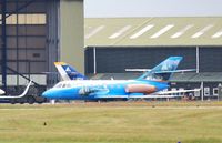 UR-NOA @ EGHH - At Cobham with F-GPAA - by John Coates