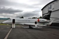 M-SNER @ EGHH - At Av8 Jet - by John Coates