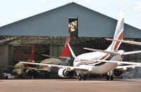 EI-EOE @ EGHH - Interesting mix of 737s at European Avn. - by John Coates