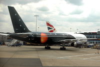 G-ZAPX @ EGLL - Titan Airways Boeing 757 at the gate at London Heathrow airport.