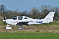 G-CGWO @ EGSV - Just touched down. - by Graham Reeve