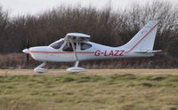 G-LAZZ @ EGFH - Visiting Glastar departing Runway 22. - by Roger Winser