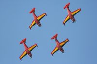ST-04 @ LFFQ - SIAI SF-260M Marchetti (cn 10-04), Red Devils, Belgium Aerobatic Team, La Ferté-Alais Airfield (LFFQ) Air show 2012 - by Yves-Q