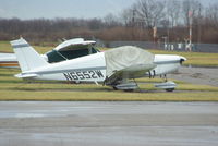 N6552W @ KHAO - Tied down on the ramp - by Floyd Taber