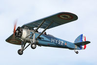 G-MOSA @ EGBR - Morane-Saulnier MS.317 at The Real Aeroplane Club's Pre-Hibernation Fly-In, Breighton Airfield, October 2013. - by Malcolm Clarke