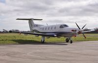 M-DRIL @ EGHH - 2nd PC12 with this reg at Pilatus Centre - by John Coates