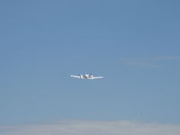 N34EE @ SZP - 1966 Piper PA-30 TWIN COMANCHE, two Lycoming IO-320 160 Hp each, takeoff climb Rwy 04 - by Doug Robertson