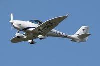 F-HACF @ LFRB - Aquila A210 (AT01), Take off Rwy 25L, Brest-Bretagne Airport (LFRB-BES) - by Yves-Q