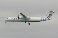 G-ECOJ @ LFRB - De Havilland Canada DHC-8-402Q Dash 8, Short Approach Rwy 25L, Brest-Bretagne Airport (LFRB-BES) - by Yves-Q