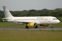 EC-LRE @ LFRB - Airbus A320-232, Take off run Rwy 07R,  Brest-Bretagne Airport (LFRB-BES) - by Yves-Q
