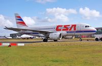OK-MEL @ EGHH - Arriving at paintshop for respray to latest livery - by John Coates