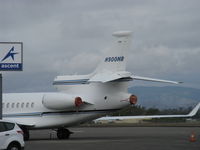 N900NB @ OXR - 2010 Dassault Aviation FALCON 7X, three P&W(C)PW307A Turbofans each flat rated to 6,400 lb st at ISA+17 degree C with FADEC. Vmo 370 kts 425 mph, showing the big thrust end. - by Doug Robertson
