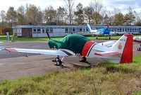 G-BPCL @ EGTR - Scottish Aviation Bulldog SA.120-128 [BH120/393] Elstree~G 10/11/2004 - by Ray Barber