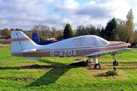G-AZDA @ EGTR - Beagle B.121 Pup 100 [B121-168] Elstree~G 10/11/2004 - by Ray Barber