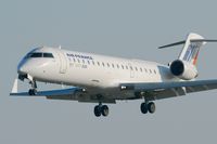 F-GRZB @ LFRB - Canadair Regional Jet CRJ-702, Short approach Rwy 25L, Brest-Bretagne Airport (LFRB-BES) - by Yves-Q