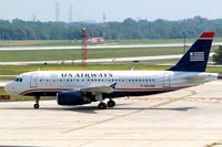 N827AW @ KMKE - Airbus A319-132 [1547] (US Airways) Milwaukee~N 27/07/2008