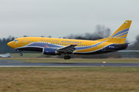 EI-STA @ LOWL - European Airpost Boeing B737-31S landing in LOWL/LNZ